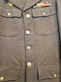 Original amerikansk udgangsuniform WW2 US Army Airforce 1942 dateret
