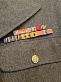 Original amerikansk udgangsuniform WW2 US Army Airforce 1942 dateret