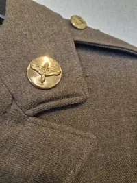 Original amerikansk udgangsuniform WW2 US Army Airforce 1942 dateret