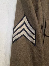Original amerikansk udgangsuniform WW2 US Army Airforce 1942 dateret