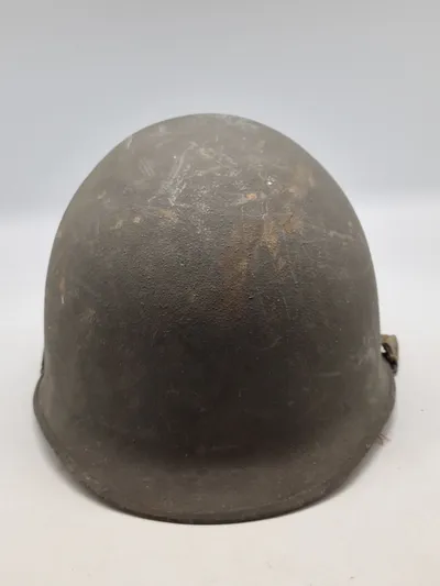 Original amerikansk stålhjelm, CF anvendt