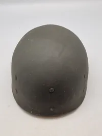 Original amerikansk stålhjelm, CF anvendt