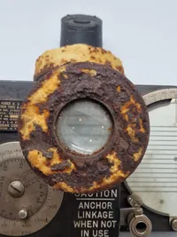 Originalt WWII U.S. ARMY AIR FORCE B-5 DRIFT METER
