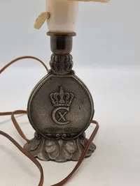 Original lampe med motiv af Kong Christian X
