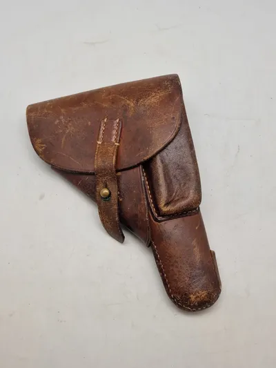 Originalt Browning pistolhylster, stemplet HV for Hærens Våbenværksted