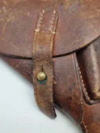 Originalt Browning pistolhylster, stemplet HV for Hærens Våbenværksted