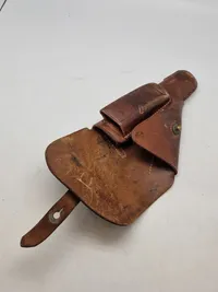 Originalt Browning pistolhylster, stemplet HV for Hærens Våbenværksted