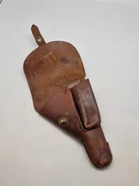 Originalt Browning pistolhylster, stemplet HV for Hærens Våbenværksted