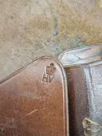 Originalt Browning pistolhylster, stemplet HV for Hærens Våbenværksted