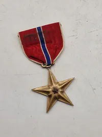 Originalt ww2 Broncestar lot, navngiven