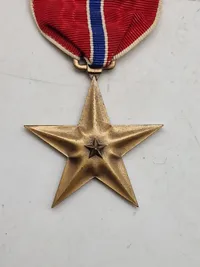 Originalt ww2 Broncestar lot, navngiven