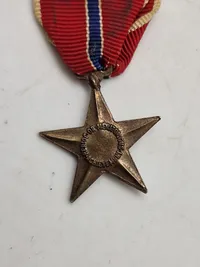 Originalt ww2 Broncestar lot, navngiven