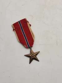 Originalt ww2 Broncestar lot, navngiven