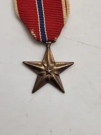 Originalt ww2 Broncestar lot, navngiven