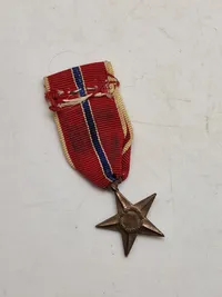 Originalt ww2 Broncestar lot, navngiven