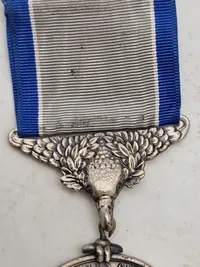 Silver lifesaving medal