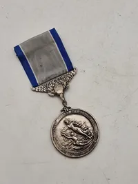 Silver lifesaving medal