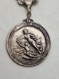 Silver lifesaving medal