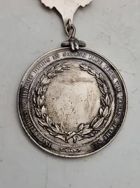 Silver lifesaving medal