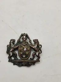 Lot originalt dansk politi. Medalje er af sterlingsølv