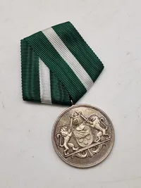 Lot originalt dansk politi. Medalje er af sterlingsølv