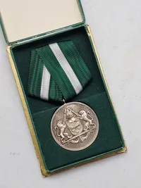 Lot originalt dansk politi. Medalje er af sterlingsølv