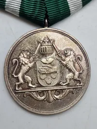 Lot originalt dansk politi. Medalje er af sterlingsølv