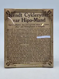 Originalt indrammet avisudklip fra omkring befrielsen