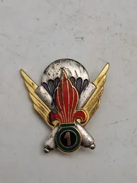 Original 1st Foreign Parachute Heavy Mortar Company badge