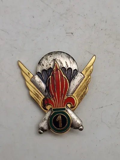 Original 1st Foreign Parachute Heavy Mortar Company badge