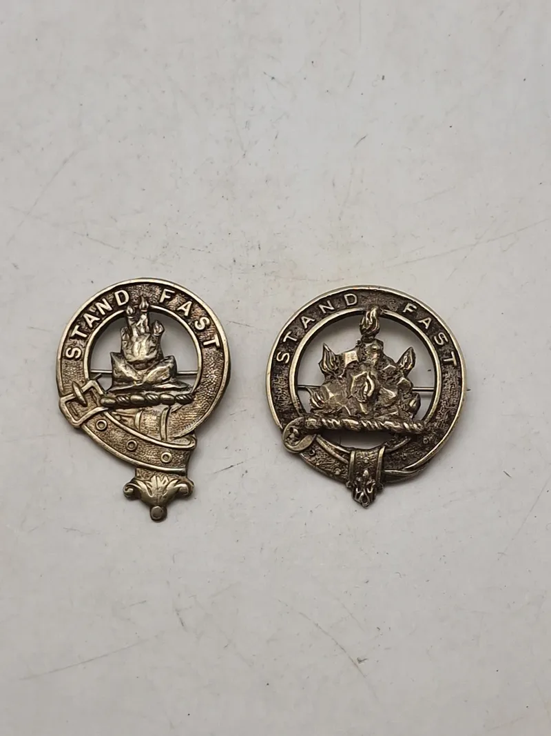 Originale Grant Clan Crest – Sterling Silver Bonnet Badges