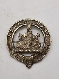 Originale Grant Clan Crest – Sterling Silver Bonnet Badges