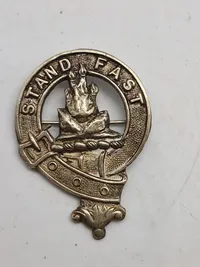 Originale Grant Clan Crest – Sterling Silver Bonnet Badges