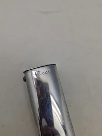 Original tysk K98 bajonet, forkromet og anvendt som logegave (skede graveret)