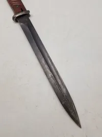 Original tysk K98 bajonet, ustemplet (Politi anvendt)