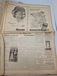 Lot originale aviser fra befrielsen