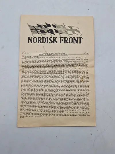 Originalt illegalt blad fra 1944