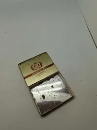 Lot tobaksæsker, metal