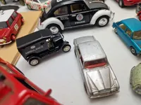 Stor samling modelbiler
