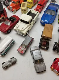 Stor samling modelbiler
