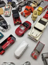 Stor samling modelbiler