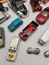 Stor samling modelbiler