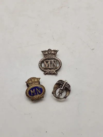 Originale ww2 pins (Merchant Navy)