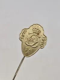 Original Kong Christian X jubilæums pin