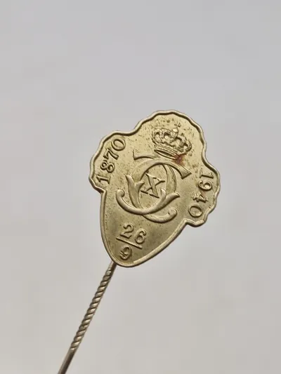 Original Kong Christian X jubilæums pin