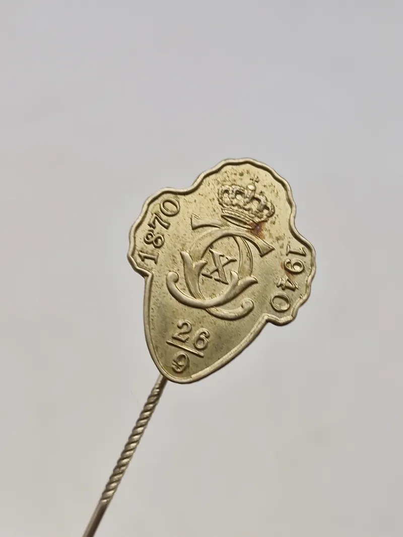 Original Kong Christian X jubilæums pin
