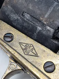 Veludført replica af amerikansk forladerrevolver - kan ikke skyde, kun til pynt