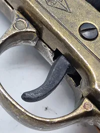 Veludført replica af amerikansk forladerrevolver - kan ikke skyde, kun til pynt