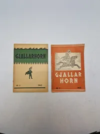 Originale eks. af “Gjallarhorn” fra 1943 og 1945