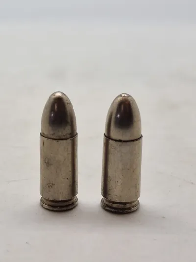 Originale 9 mm eksercerpatroner/værkstedspatroner
